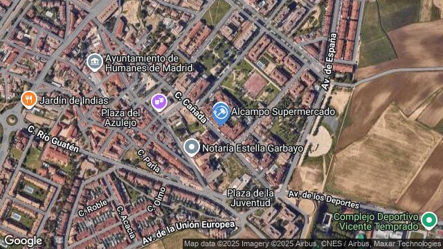 Ubicación de la subastas Subasta de garaje en HUMANES DE MADRID