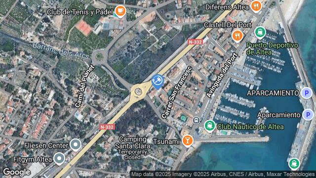 Ubicación de la subastas Subasta de vivienda en ALTEA