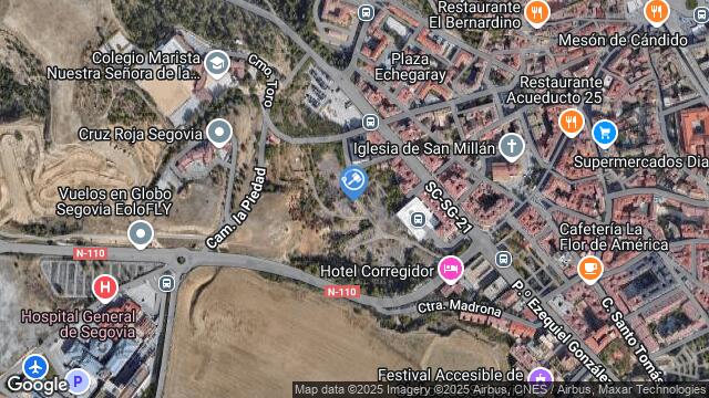 Ubicación de la subastas Subasta de solar en SEGOVIA