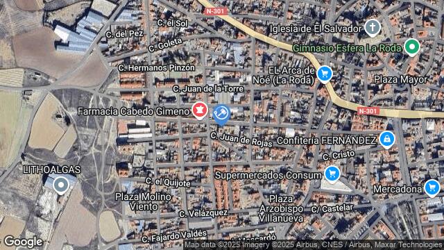 Ubicación de la subastas Subasta de vivienda en LA RODA