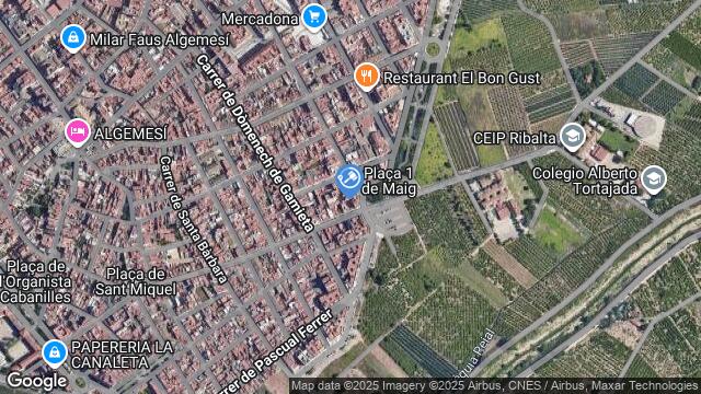 Ubicación de la subastas Subasta de garaje en ALGEMESÍ