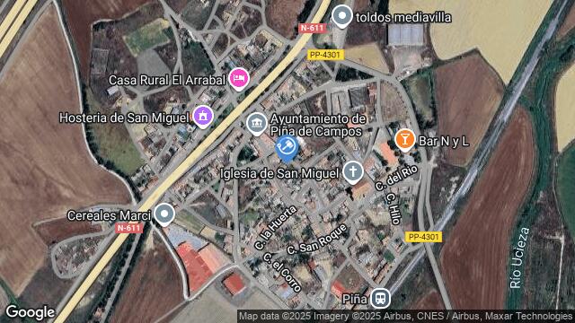 Ubicación de la subastas Subasta de finca rústica en PIÑA DE CAMPOS