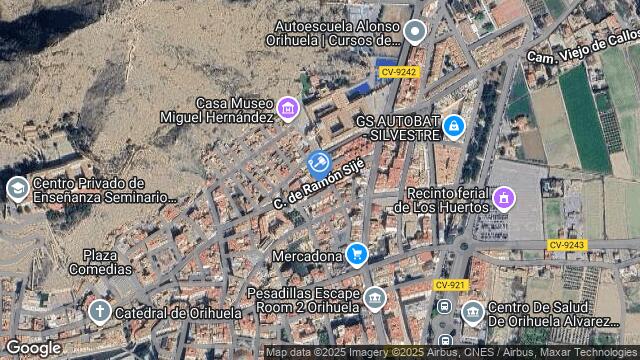 Ubicación de la subastas Subasta de vivienda en ORIHUELA