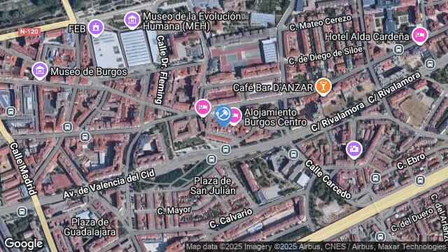 Ubicación de la subastas Subasta de vivienda en Burgos
