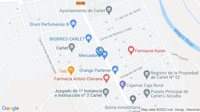 Ubicación de la subastas Subasta de garaje en CARLET