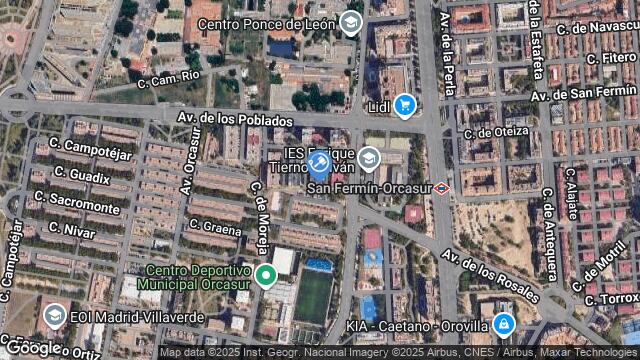 Ubicación de la subastas Subasta de vivienda en Madrid