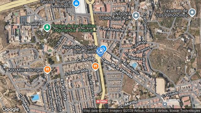 Ubicación de la subastas Subasta de vivienda en HUERCAL DE ALMERIA