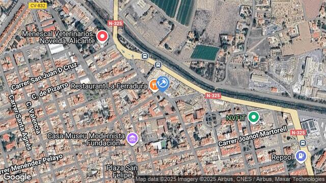 Ubicación de la subastas Subasta de local comercial en NOVELDA