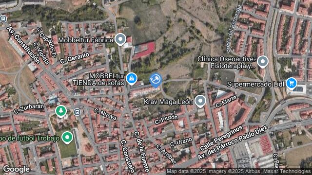 Ubicación de la subastas Subasta de vivienda en TROBAJO DEL CAMINO