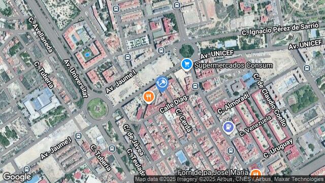 Ubicación de la subastas Subasta de cl cerda en Alicante