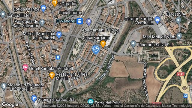 Ubicación de la subastas Subasta de vivienda en El Vendrell