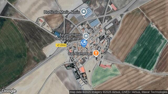 Ubicación de la subastas Subasta de finca rústica en VELASCALVARO