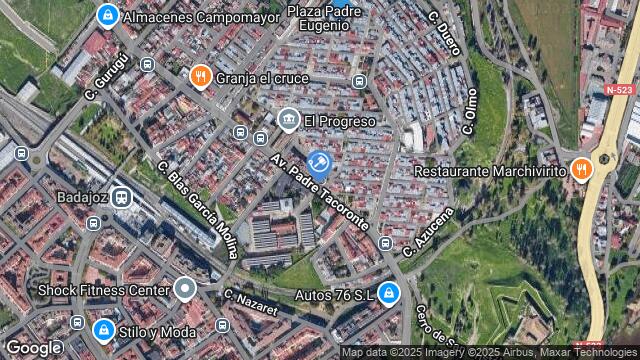 Ubicación de la subastas Subasta de av padre tacoronte ( badajoz) en BADAJOZ