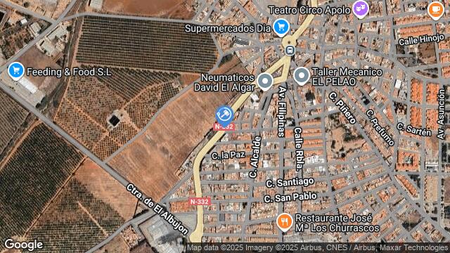 Ubicación de la subastas Subasta de chacon o capellania  ( el algar - murcia) en MURCIA