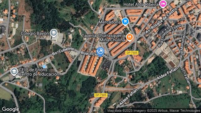 Ubicación de la subastas Subasta de lg rua 1 cubeliÑo ( ribeira) en RIBEIRA