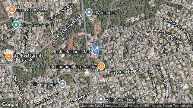 Ubicación de la subastas Subasta de garaje en JAVEA