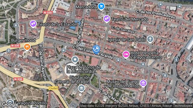 Ubicación de la subastas Subasta de vivienda en Zaragoza