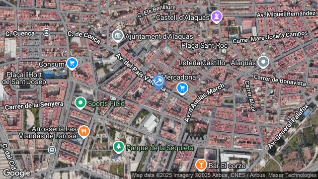 Ubicación de la subastas Subasta de vivienda en ALAQUAS