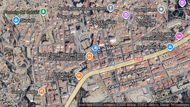 Ubicación de la subastas Subasta de vivienda en CREVILLENTE