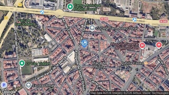 Ubicación de la subastas Subasta de vivienda en Hospitalet de Llobregat (L')