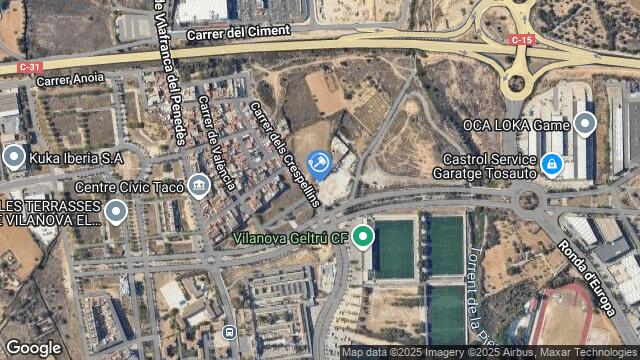 Ubicación de la subastas Subasta de solar en VILANOVA I LA GELTRU