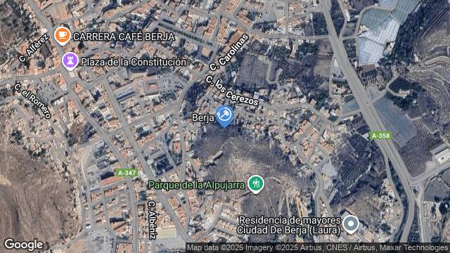 Ubicación de la subastas Subasta de solar en BERJA