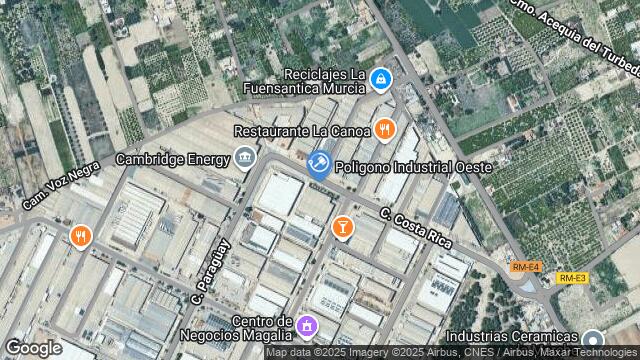 Ubicación de la subastas Subasta de nave industrial en Murcia