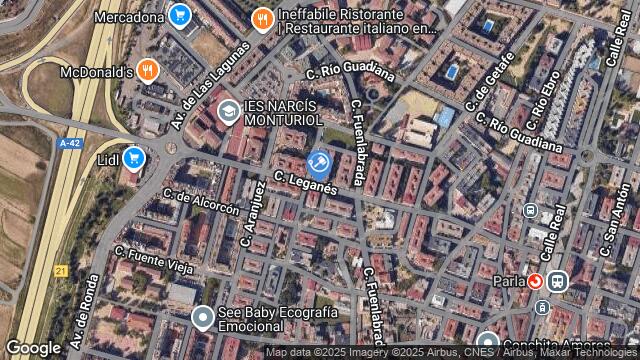 Ubicación de la subastas Subasta de local comercial en PARLA