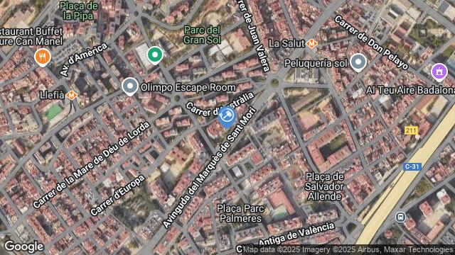 Ubicación de la subastas Subasta de vivienda en Badalona