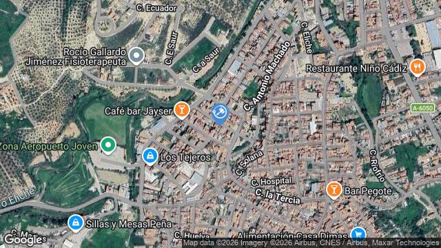 Ubicación de la subastas Subasta de cl juan ramon jimenez huerta ( villares, los) en VILLARES, LOS