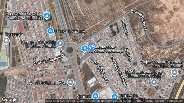 Ubicación de la subastas Subasta de vivienda en TORREVIEJA