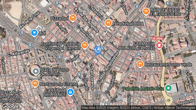 Ubicación de la subastas Subasta de garaje en ALMERIA