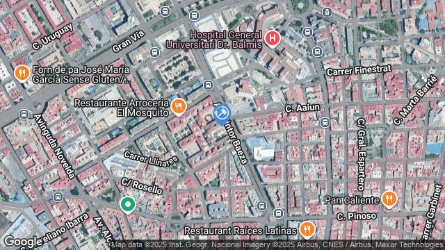 Ubicación de la subastas Subasta de local comercial en Alicante