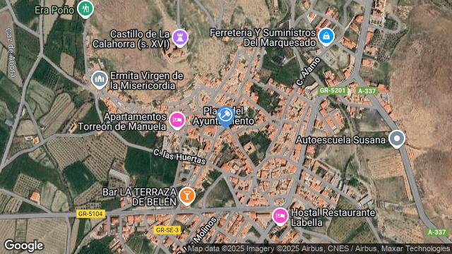 Ubicación de la subastas Subasta de f.4190-corral de fogata  ( la calahorra - granada) en GRANADA