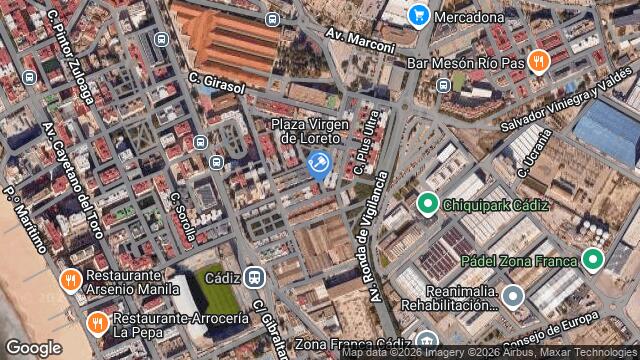 Ubicación de la subastas Subasta de cl hermanos ortiz de echagÜe ( cÁdiz) en CÁDIZ