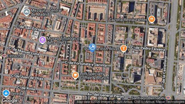 Ubicación de la subastas Subasta de cl general cabrera ( madrid) en MADRID