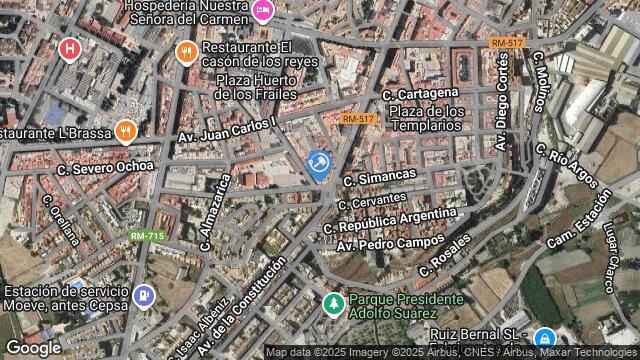 Ubicación de la subastas Subasta de vivienda en Caravaca de la Cruz