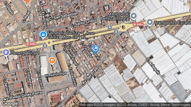 Ubicación de la subastas Subasta de vivienda en VICAR