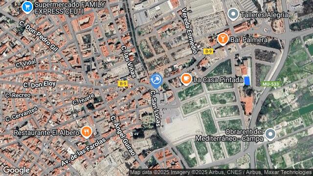 Ubicación de la subastas Subasta de cr ceuti a lorqui ( ceutÍ) en CEUTÍ