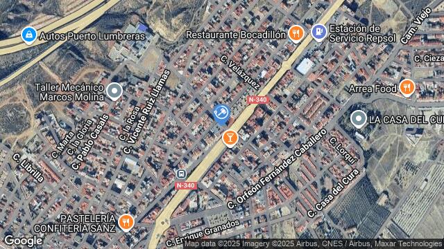 Ubicación de la subastas Subasta de vivienda en Puerto Lumbreras