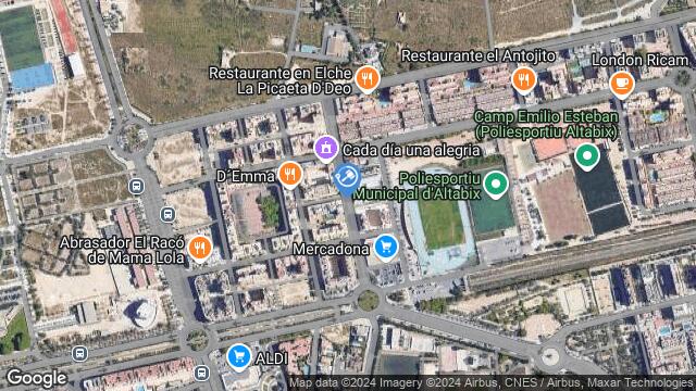 Ubicación de la subastas Subasta de garaje en elche