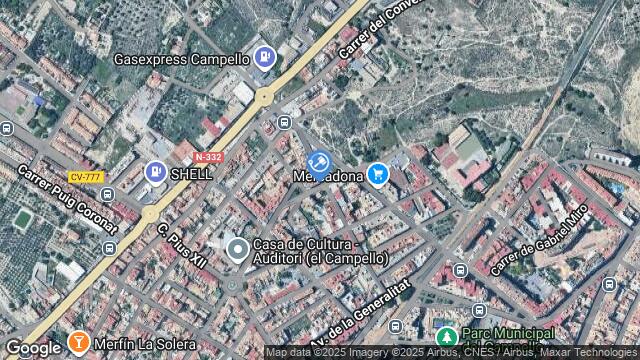 Ubicación de la subastas Subasta de garaje en EL CAMPELLO