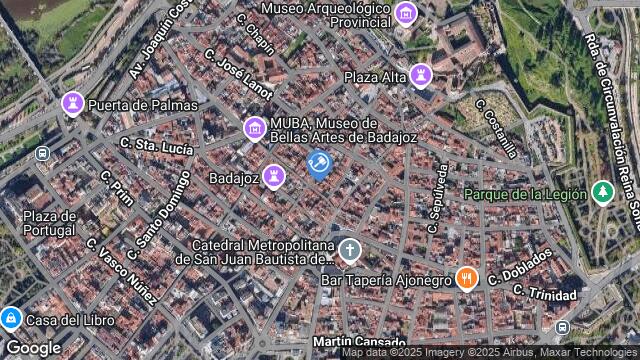 Ubicación de la subastas Subasta de local comercial en BADAJOZ