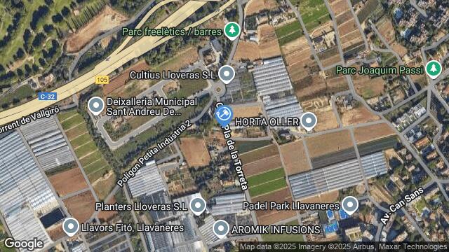 Ubicación de la subastas Subasta de finca rústica en Santa Andreu de Llavaneres