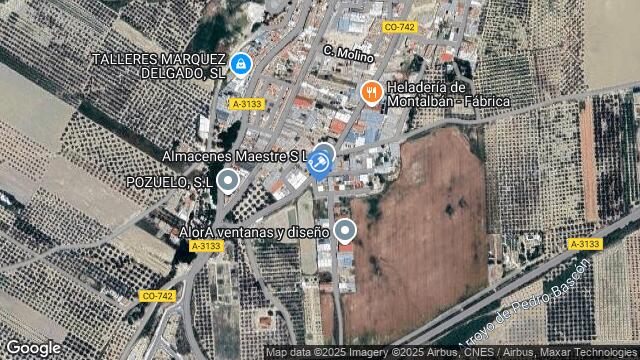 Ubicación de la subastas Subasta de nave industrial en MONTALBAN DE CORDOBA