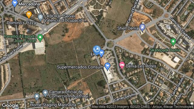 Ubicación de la subastas Subasta de vivienda en DENIA