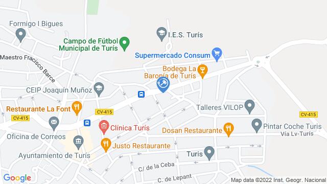 Ubicación de la subastas Subasta de vivienda en TURIS