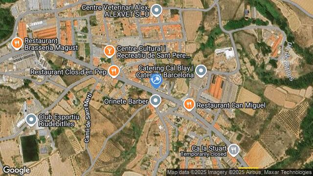 Ubicación de la subastas Subasta de finca rústica en SANT PERE DE RIUDEBITLLES