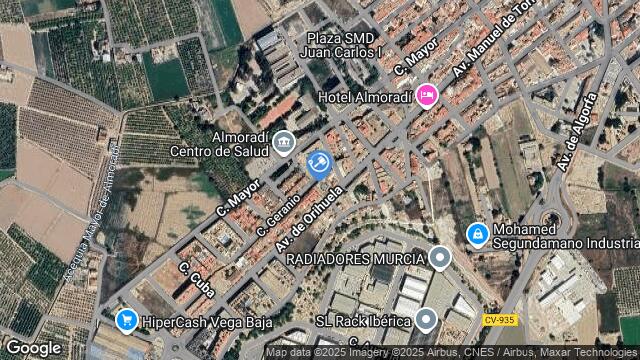 Ubicación de la subastas Subasta de garaje en ALMORADÍ