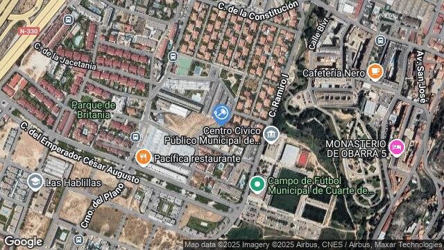 Ubicación de la subastas Subasta de vivienda en CUARTE DE HUERVA